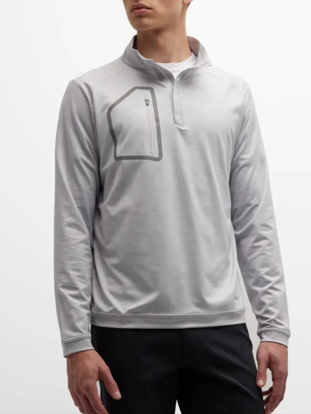 Peter Millar Forge Camo Performance Quarter-Zip, Men's Small